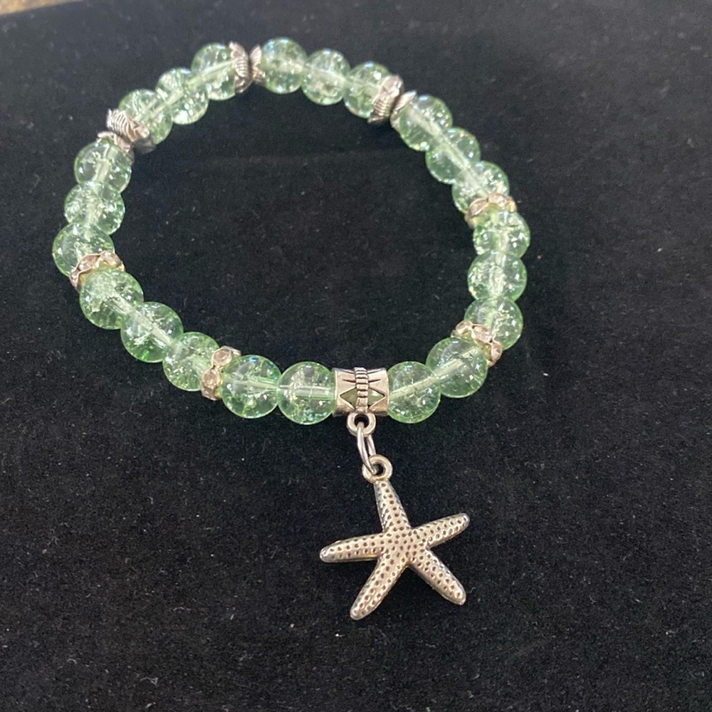 Beaded Bracelet w/ Charm